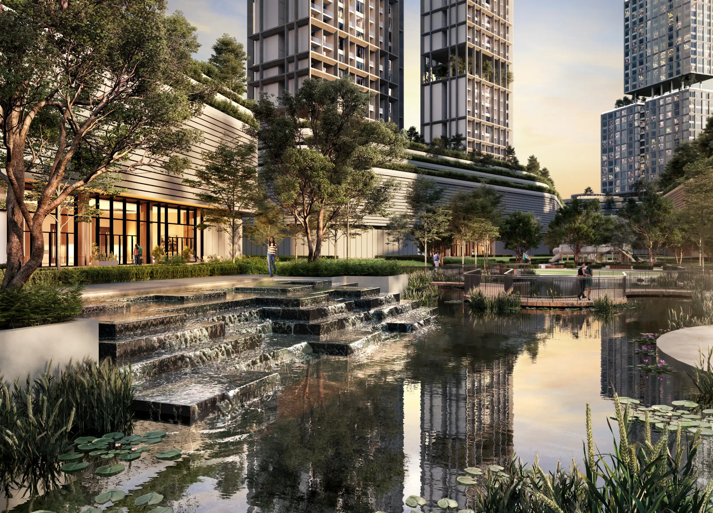 Artist's impression of the VOUG retail promenade